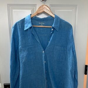 Lilly Pulitzer Blue Button Down Shirt